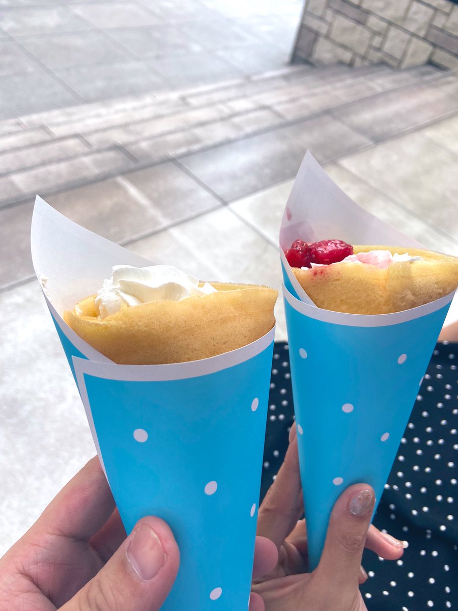 面談後のクレープはいつもよりうまみ👨‍🍳