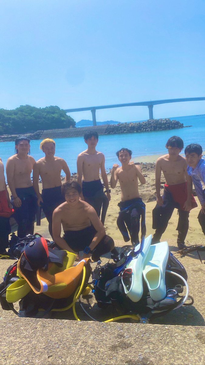 divershigh1's tweet photo. 糸島ボート予定変更

辰ノ口に行ってきました❗️

#台風の影響有り #魚多
#春から福大  #福岡大学 #ディープ講習
 #福大   #スキューバダイビング
 #ダイビング   #サークル
 #スキューバダイビングサークル
 #DiversHigh  #DH   #福大サーク
#写真サイド切れがち https://t.co/sPIUkG55Np
