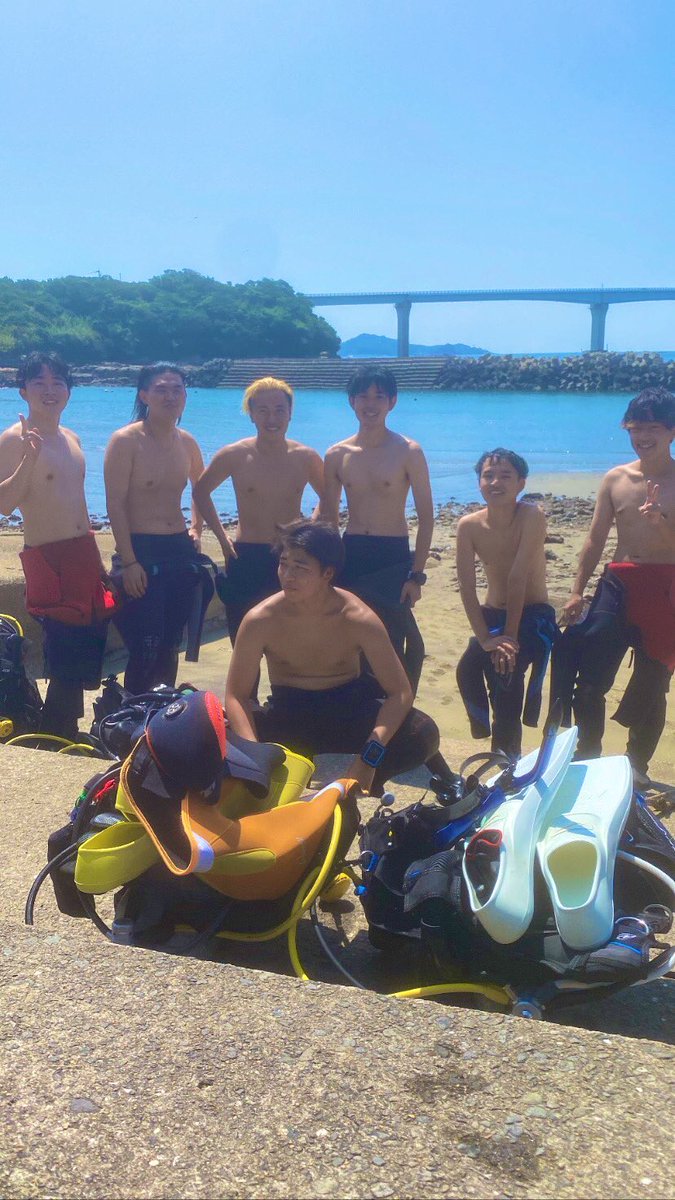 divershigh1's tweet photo. 糸島ボート予定変更

辰ノ口に行ってきました❗️

#台風の影響有り #魚多
#春から福大  #福岡大学 #ディープ講習
 #福大   #スキューバダイビング
 #ダイビング   #サークル
 #スキューバダイビングサークル
 #DiversHigh  #DH   #福大サーク
#写真サイド切れがち https://t.co/sPIUkG55Np