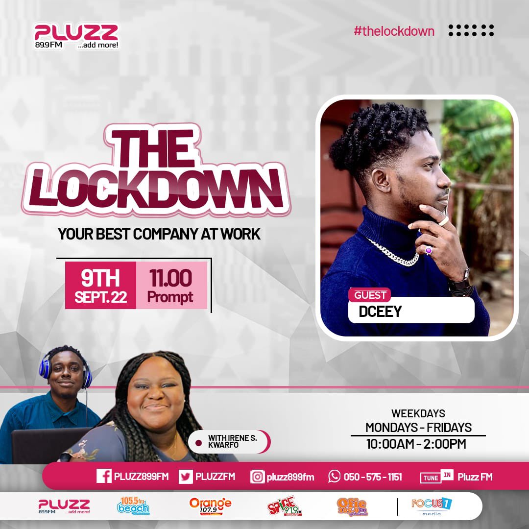 DceeyOriginal's tweet photo. Happening live today, @original_DCEEY goes to @PLUZZFM to have some talks with IRENE, @idjscooby too dey one sideπβπΎ. Just listen to the vibes he got charley.π₯π₯
#PluzzFm
#THELOCKDOWNSHOW https://t.co/kPMzWgnggX
