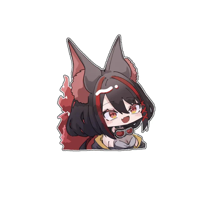 こんな感じのスタンプ風イラスト増やしたい 