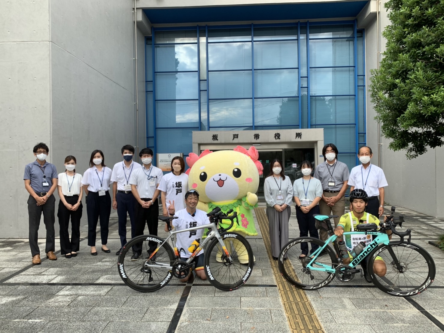 坂戸市役所で無料で自転車置いても良い