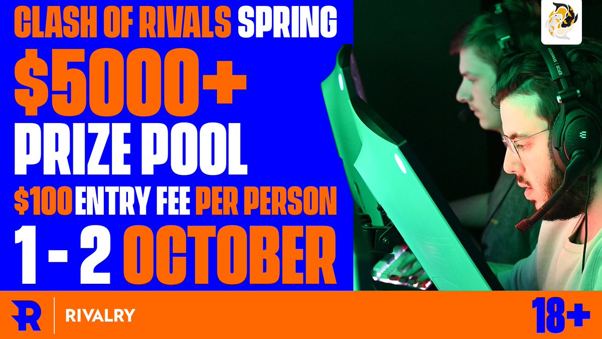 wanderkoi's tweet photo. MELBOURNE CS LAN, $5000 Prizepool

Under 18s can still participate but must have parent/legal guardian present. Still a few spots left.

Likes &amp; retweets appreciated ❤️

Signup ASAP:
https://t.co/4eMck6bL9a https://t.co/8F4JgpvAVZ
