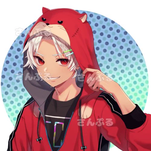 ご依頼作品描かせて頂きましたー!※サンプル画像は低画質版です #イラスト有償依頼  #アイコン制作 