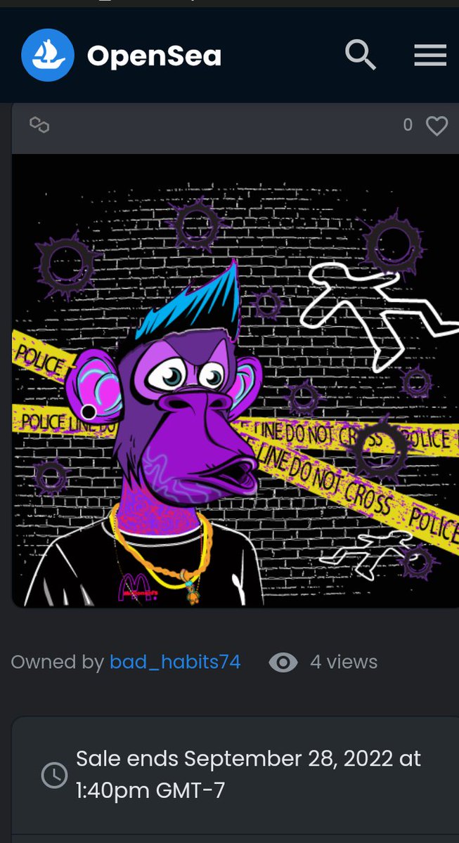 bad_habits10298's tweet photo. This is a Web3 Space for Bored Apes and Grapes NFT'S. #nfts #nft #criptotheheart #Metaverse #Web3 #DAO #NFTCommunity #boredapesandgrapes #crip2theheart #ETH #SOL #PolygonNFT #Polygon https://t.co/2yjzs0l9Po