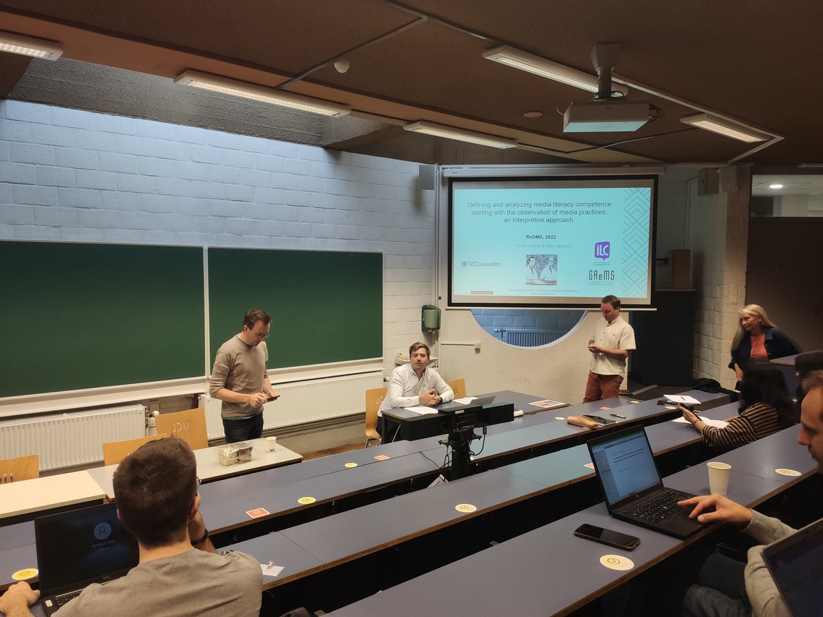 #ReDMILL2022 @UCLouvain_be Last Keynote of the program by organizers P.Fastrez and @jerry_jacques