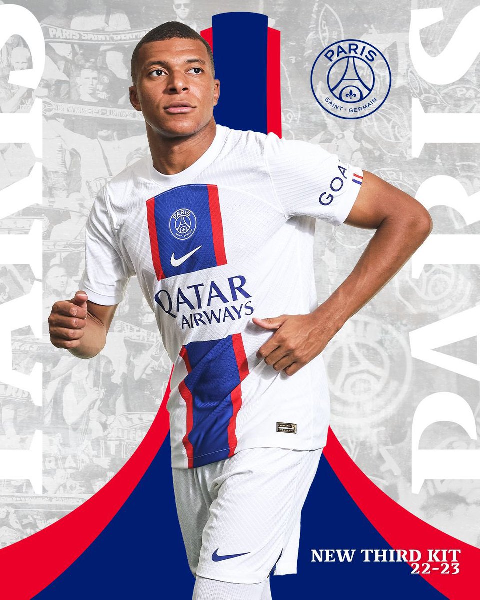 ActuFoot_'s tweet photo. 🚨 OFFICIEL !

Le PSG dévoile son nouveau maillot Third. ❤️💙 https://t.co/l6YQY78UxS