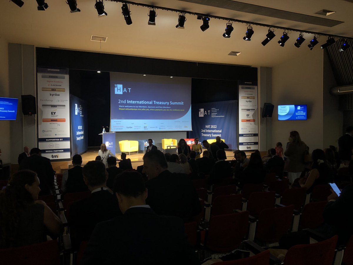 3VFinance's tweet photo. Waiting for start of HAT conference Athens https://t.co/8NJbnvmLPN
