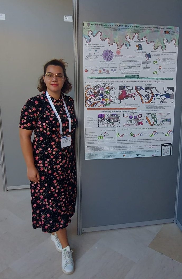 Presenting <a href="/SantosMMM_MChem/">Maria Santos</a> group and <a href="/mattiamori79/">Mattia Mori</a> approach to reactivate contact mutant #p53 at #EFMCYMCS22 <a href="/EuroMedChem/">EFMC</a> <a href="/YoungSciNet/">EFMC Young Scientists Network</a>. Take a look at this #compchem #medchem work and stay tuned for our following findings.