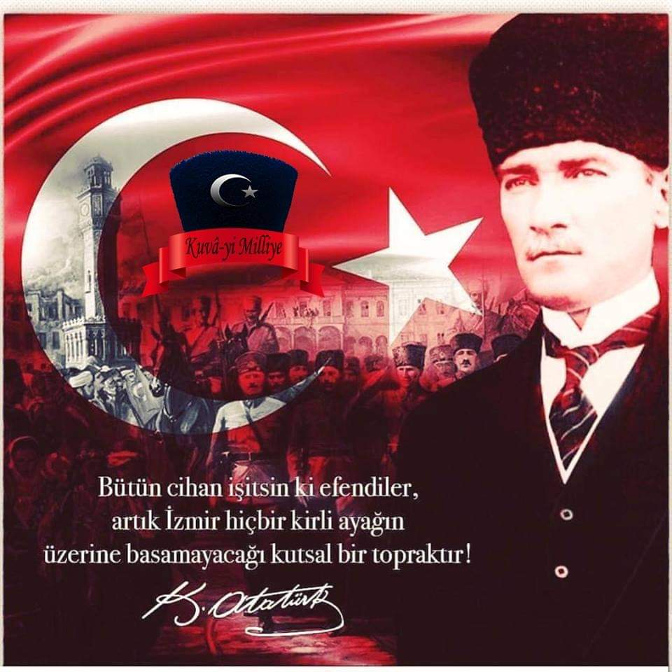 Ulu önder Atatürk ve kahraman silah arkadaşlarına saygı minnet ve şükranla