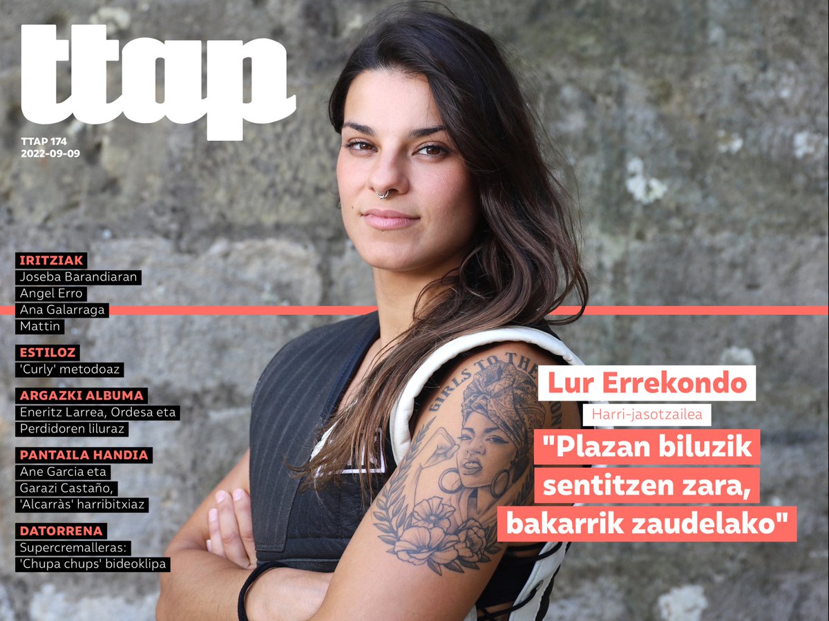 Egun on! Eskuragarri duzue gaurko #ttapaldizkaria! Ez galdu <a href="/bootxo/">Idoia Torregarai</a>-ren eta <a href="/LErrekondo/">Lur Errekondo</a>-ren arteko solasaldia! Gainera, <a href="/BarandiaranJ/">Joseba Barandiaran</a>, <a href="/angelerro/">Angel Erro®</a>, <a href="/AnaGalarraga1/">Ana Galarraga Aiestaran anagalarraga1@mastodon.eus</a> eta askoz gehiago!!