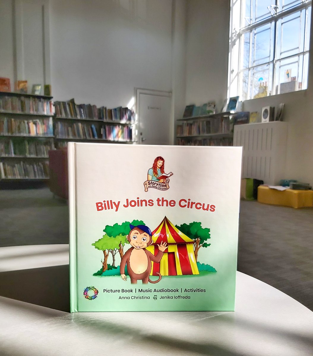 StorytimewithAC's tweet photo. My #picturebook, Billy Joins the Circus, will take centre stage at #ChiswickLibrary, for the first time, tomorrow morning! ✨

I can't wait for the children to meet Billy the monkey @W4BookFest! They're going to 💚 meeting Billy and the other characters from my book.

#BJTC #book https://t.co/i6BBF4edaW
