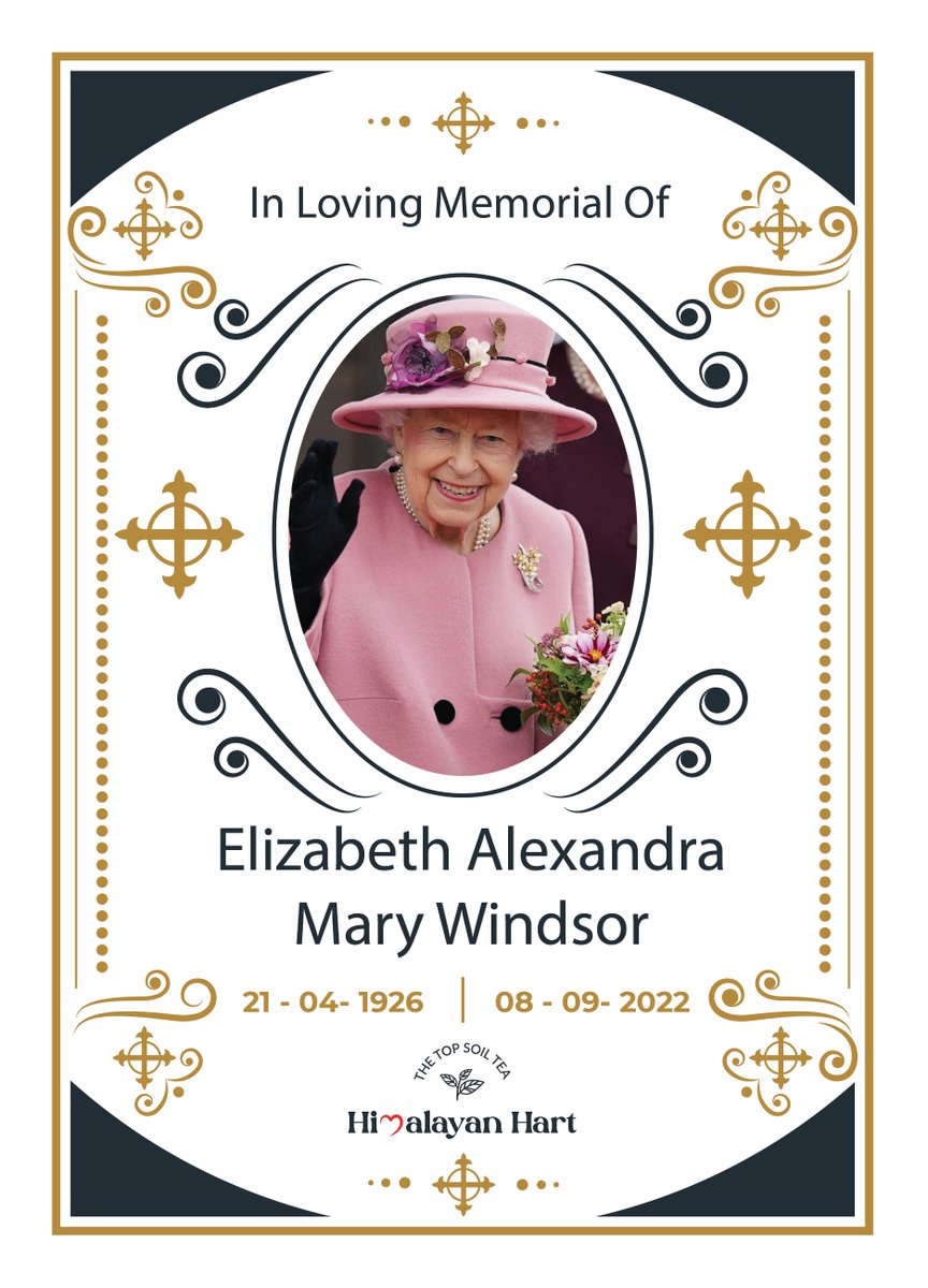 himalayanhart's tweet photo. It was very sad when we heard  the news. An extraordinary destiny. 
Thank you 🙏🏻
Rip Queen Elizabeth.
#tea #reminder #darjeelingtea #greentea #blacktea #whitetea  #ukbusiness #uktea #usabusiness #usatea #died #QueenElizabeth #RestInPeace #QueenElizabethII # Memorial https://t.co/zy0PffOdYw