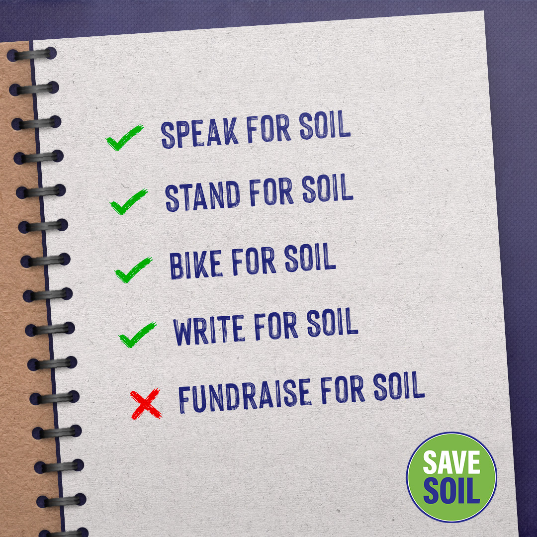 cpsavesoil's tweet photo. The purpose of the #SaveSoil movement is to catalyze policy change, and the most important aspect is lending your voice to the cause. This does not need fundraising. Engaging in the conversation and encouraging your leaders to do the same is the most valuable thing you can do. https://t.co/QApa3j5l3l