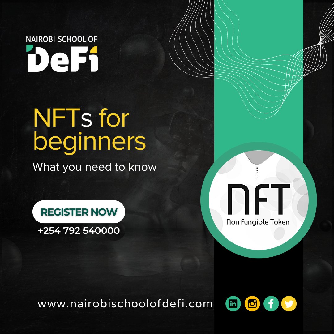 NS_DeFi's tweet photo. Gain understanding into the workings of Ethereum and the Non-Fungible Tokens. Upon completion of this course, you will understand Ethereum-based platforms for Non-Fungible Tokens and gain a massive head start in the Blockchain domain. Enroll +254 792 540000
#forex #forex sessions https://t.co/9iMAhyPAv1