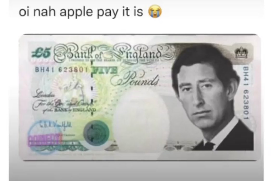 Apple Pay it isss😂😂!!!  #QueenElizabethII