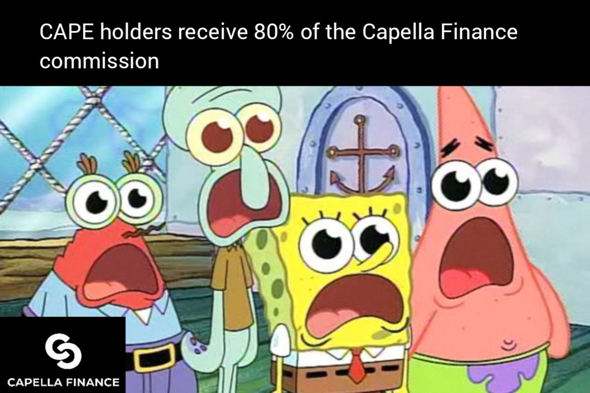 Mizter_AB's tweet image. Me and my investors friends reaction when we heard that #CAPE tokens holders receives 80% of the @CapellaFinance commission. 

Really fabulous and we are holding $CAPE tokens. 

#yieldfarming, #DeFi, #staking, #farming #capellafinance, #capella, #ethereum