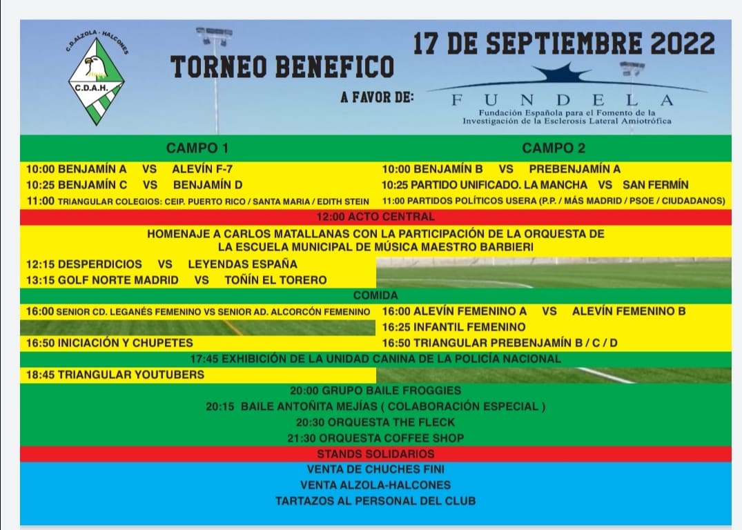 Te lo pasarás en grande con todas las sorpresas que tienen preparadas para ti y si no puedes asistir, puedes colaborar a través de la fila "0"
Contamos contigo!
#PorUnMundoSinELA