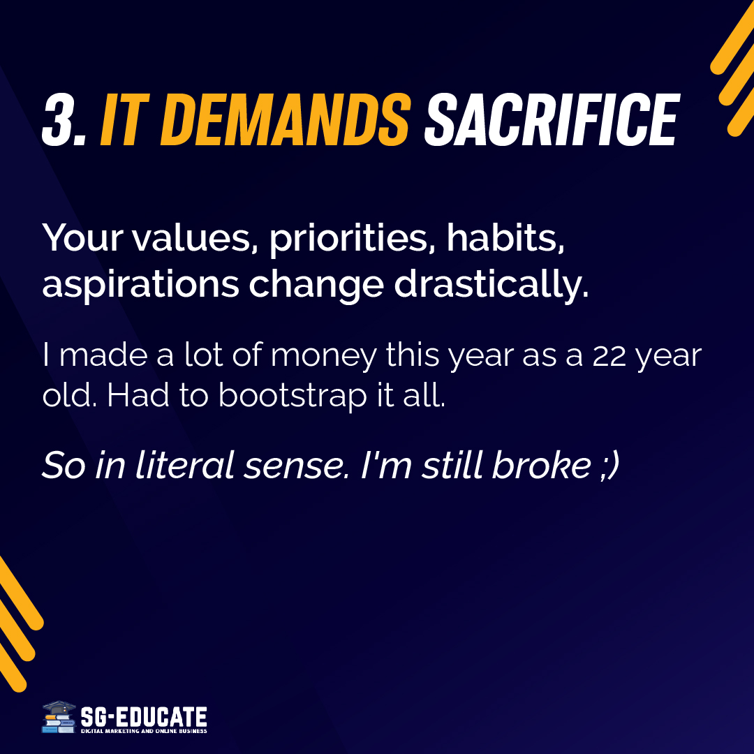 sgeducatee's tweet photo. 5 Harsh Realities Everyone Should Know Before Starting a Business .

Now, this isn’t meant to put you off from doing so. Not at all. Instead, think of it as a way of preparing yourself for the difficulties that lie ahead..
.
.
#OnlineBusiness #Online #business #TrendingTopics https://t.co/oOiGrEONhq