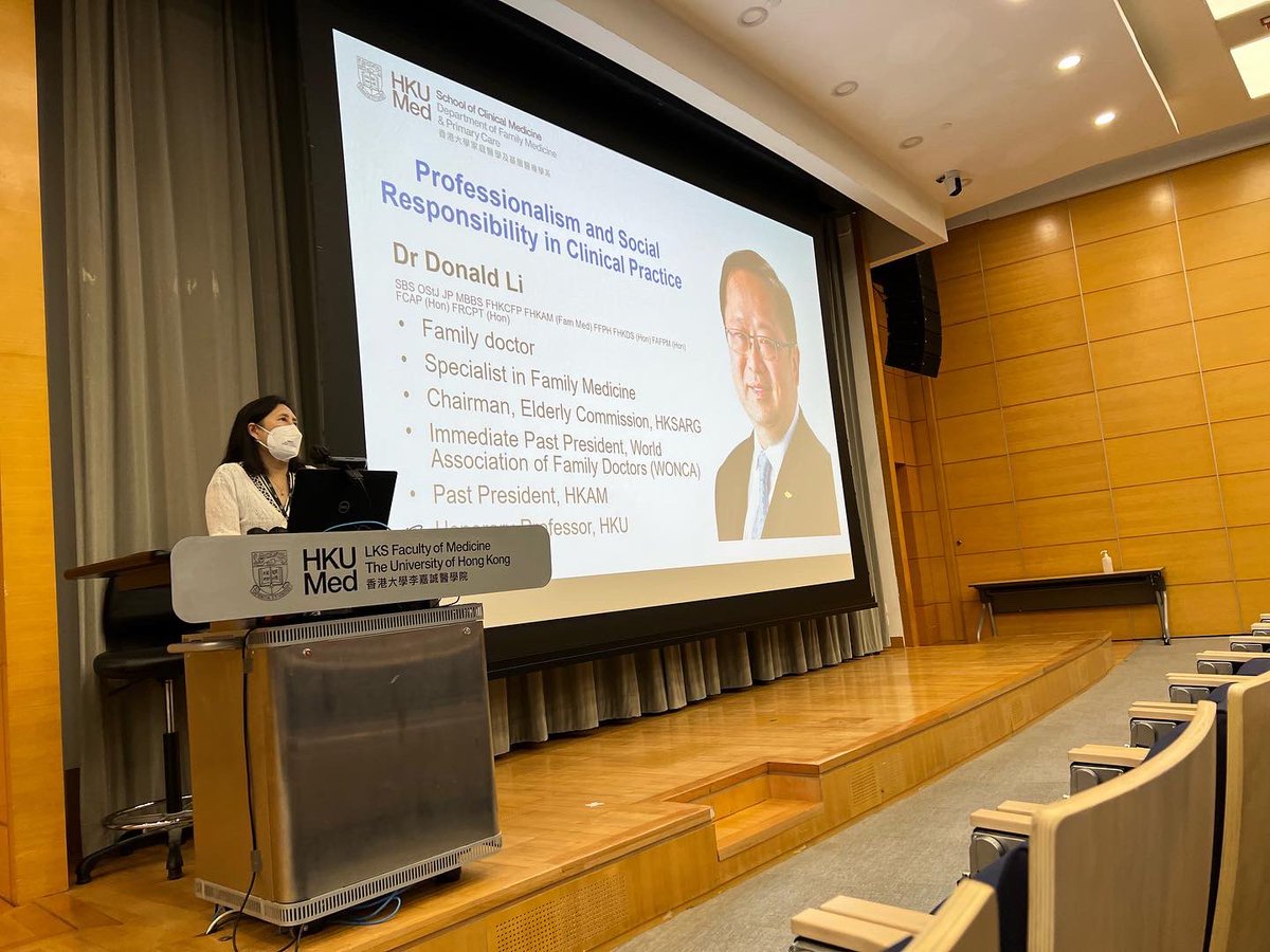My 8th year teaching HKU Medical students on Professionalism during their first week in class
