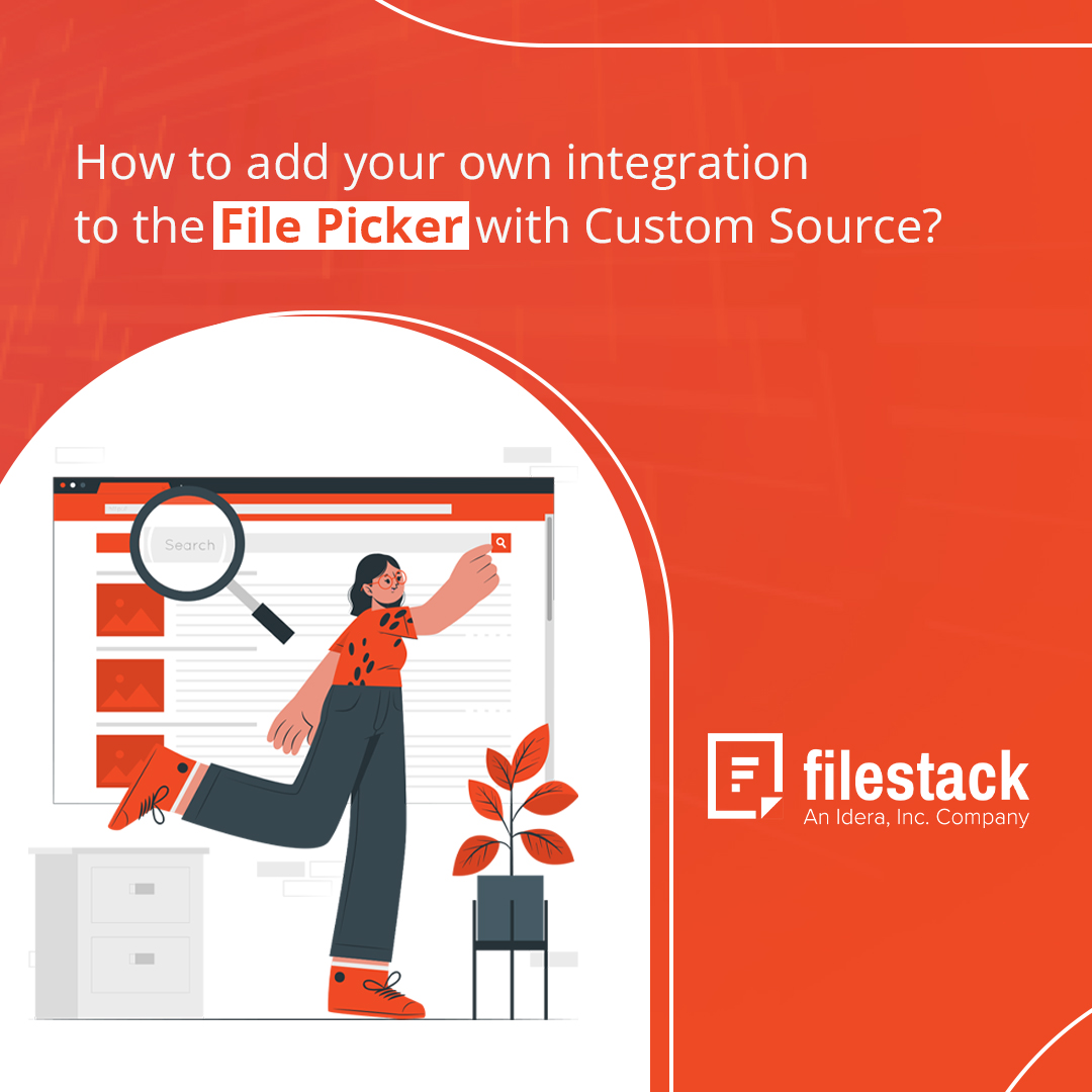 Filestack's tweet image. With Custom Source functionality, you can add your own integration to the ๐ File Picker based either on a static list of files or dynamic integration of your choice ๐๐ bit.ly/3qnQnxJ
#FilestackTransform #FilestackUpload #filestack #fileuploadAPI #developer
