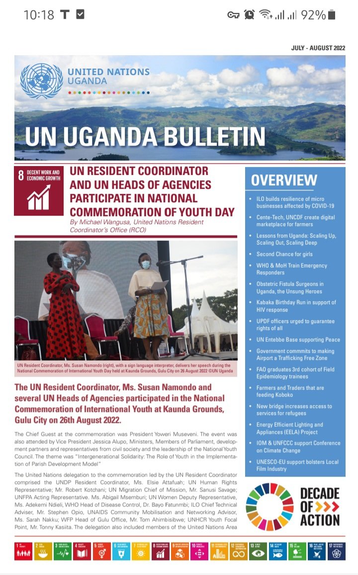 UNAIDS_UG's tweet photo. Check out the Kabaka of @BugandaOfficial's contribution to the #HIV response in Uganda  through use of sports in the July- August @UNinUganda Bulletin. Follow this link👇
https://t.co/bNtczw88kR https://t.co/I0evY3HVky