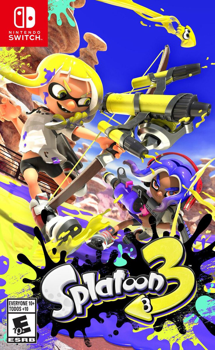 HardestBoxarts's tweet photo. Splatoon 3 (2022) https://t.co/8RAT1NUDt8