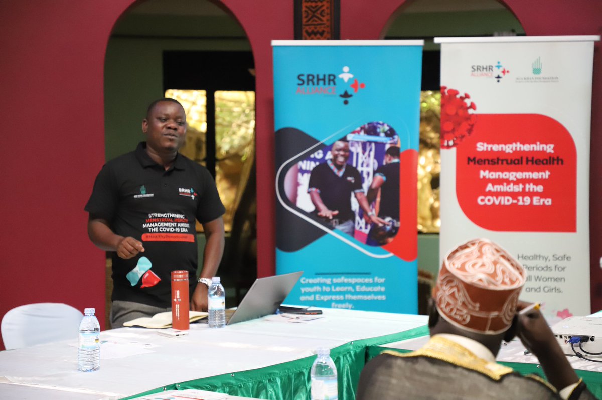 SRHRAllianceUg's tweet photo. The journey we have started today, is a step towards increasing the retention in and completion of school for young women and girls, who constantly face challenges studying during their menstruation.
#HealthyPeriods4Her
#AKFCOVIDproject https://t.co/sg6Yblk6sd