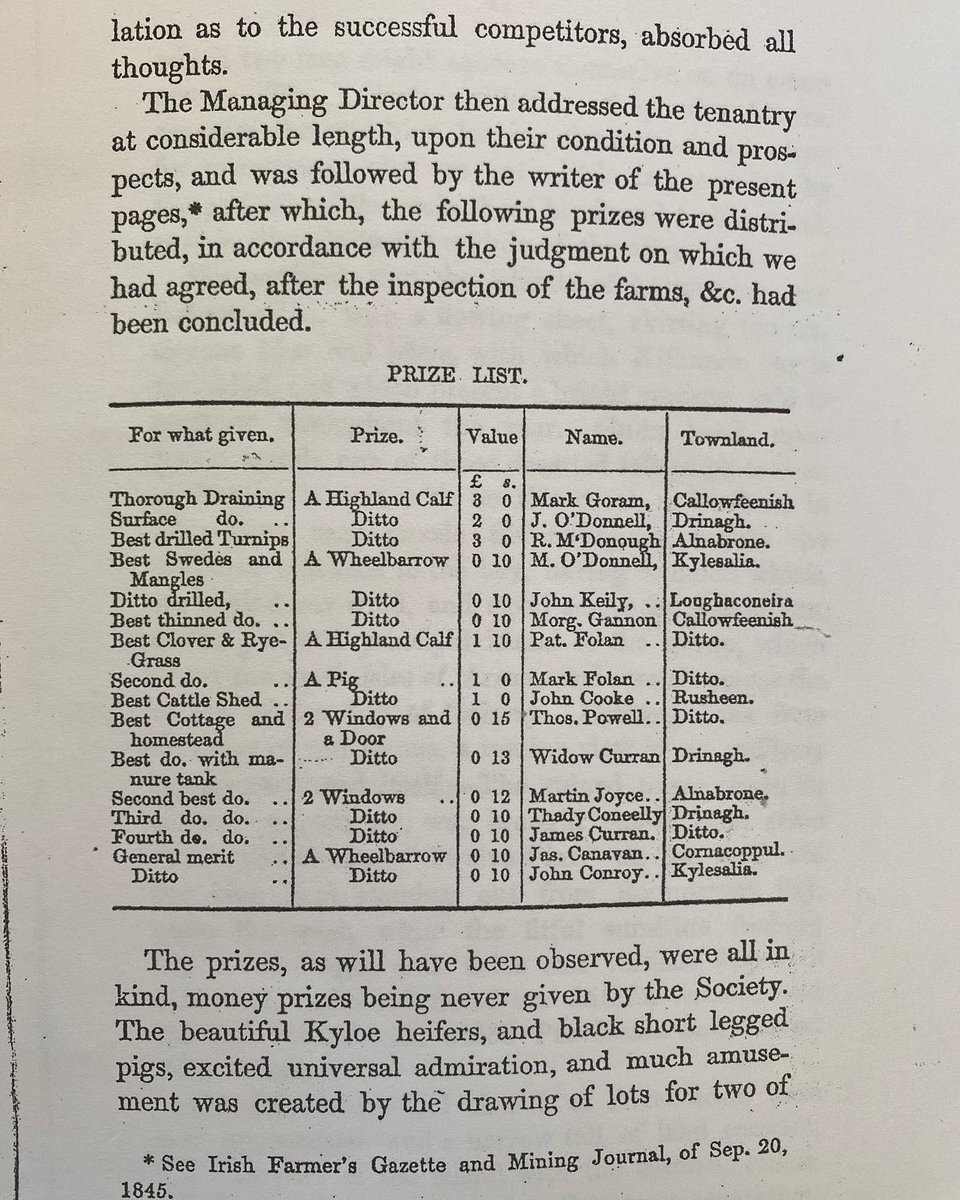 colmog1's tweet photo. Staidéar a rinne rialtas Shasana in 1846 ar Chill Chiaráin i lár aimsir an Ghorta. Seo an méid a bhí scríofa faoi Lá Ciarán, 176 bliain ó shin. Smaointe a bhí ann chun an t-ocras a laghdú &amp; chun cúrsaí a fheabhsú. ‘Remedy for the impending scarcity.’ #CillChiaráin https://t.co/qsU8eqFbzf