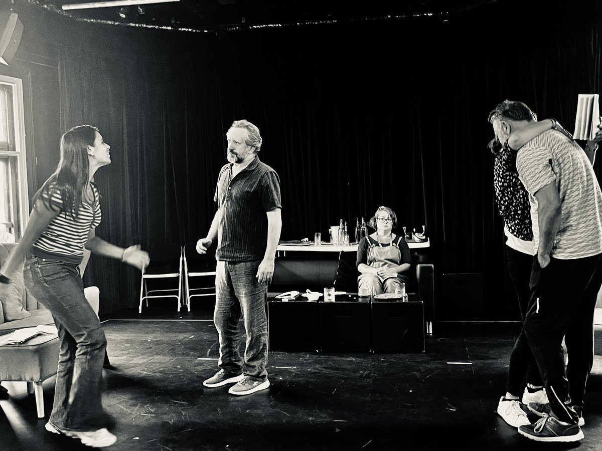 First full run today. Yes, there will be dancing...#AbigailsParty <a href="/HGtheatre/">Harrogate Theatre</a>