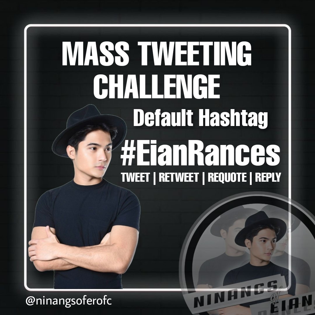 ninangsofERofc's tweet photo. MASS TWEETING CHALLENGE!

Let’s help @EianRances to be included in the most tweeted entertainers at the end of the year.

Kindly reply to this tweet with a minimum of at least three words along with our default tag.

We can do this fam! All for our best boy 

#EianRances https://t.co/AQQ0Q7LANt