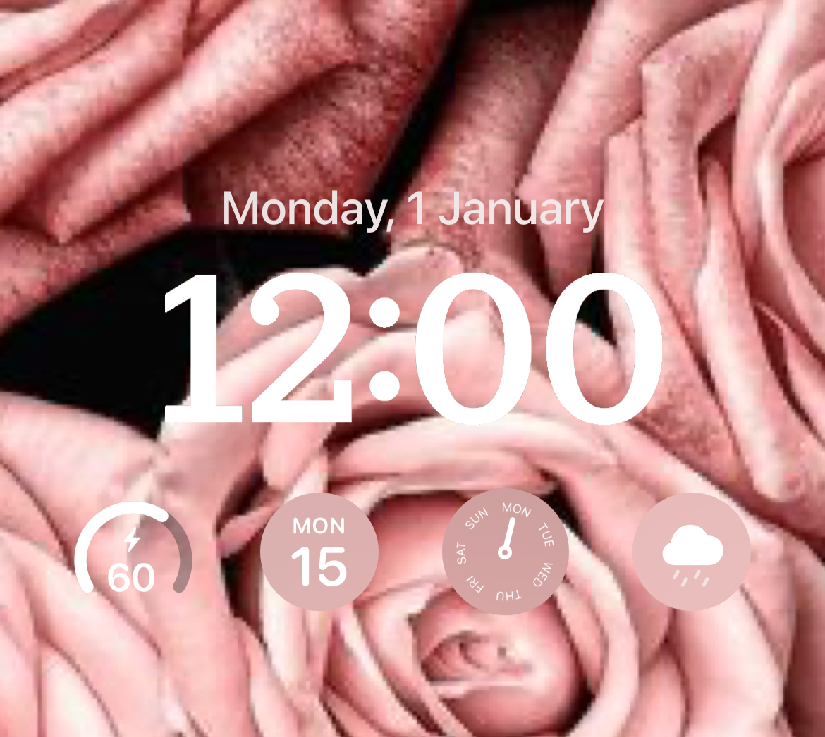 ScreenKitApp's tweet image. Aesthetic lock screen widget ideas for inspiration 😍