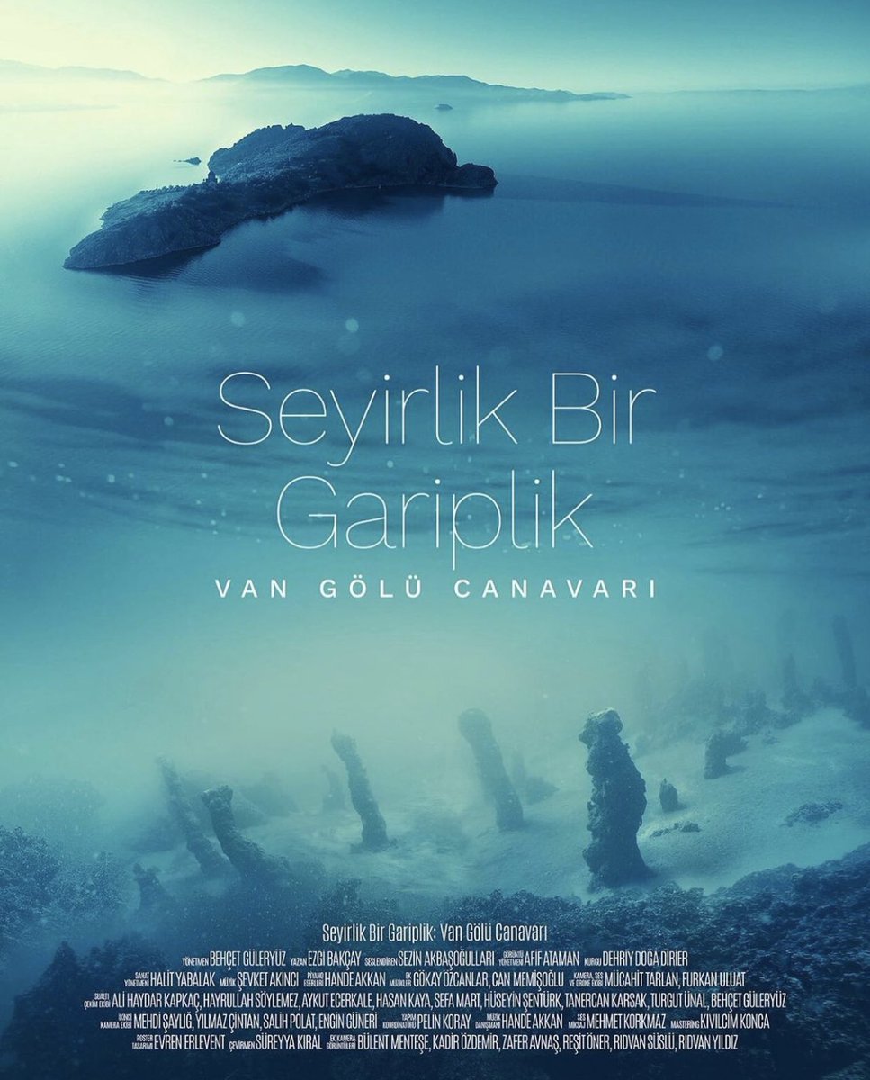 ronisslu's tweet photo. “Van Gölü Canavarı”nın artık bir belgesel filmi var 🥳
Yönetmenliğini Behçet Güleryüz’ün, görüntü yön. @afifataman’ ın yaptığı, benimde drone görüntüleri ile destek vermeye çalıştığım. 
“Seyirlik Bir Gariplik” 59. Antalya Altın Portakal Film Festivalinde  FİNALDE 👀🤍 https://t.co/ShbxxfWzh4