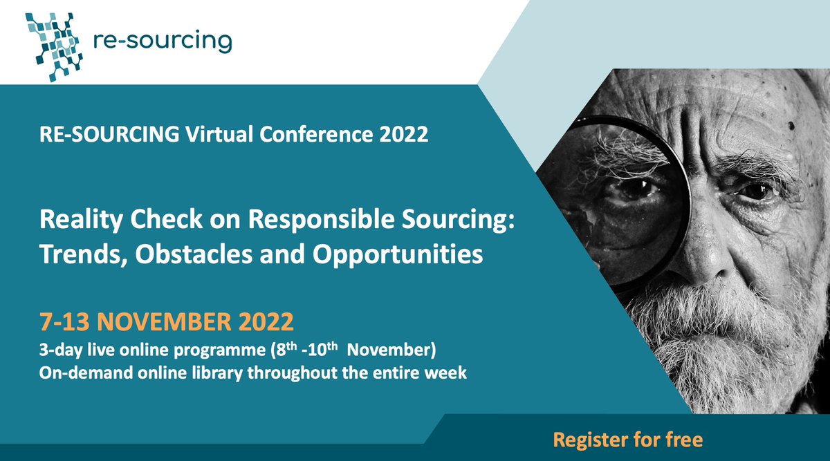 📢 Our Virtual Conference is now open for registrations!

Join us on November 7-13 for a 3-day live program with panels, presentations, consultations and networking about #responsiblesourcing. 

👉 Read more: lnkd.in/d6TH9FFf
👉 Register for free: lnkd.in/dRwRGiYc