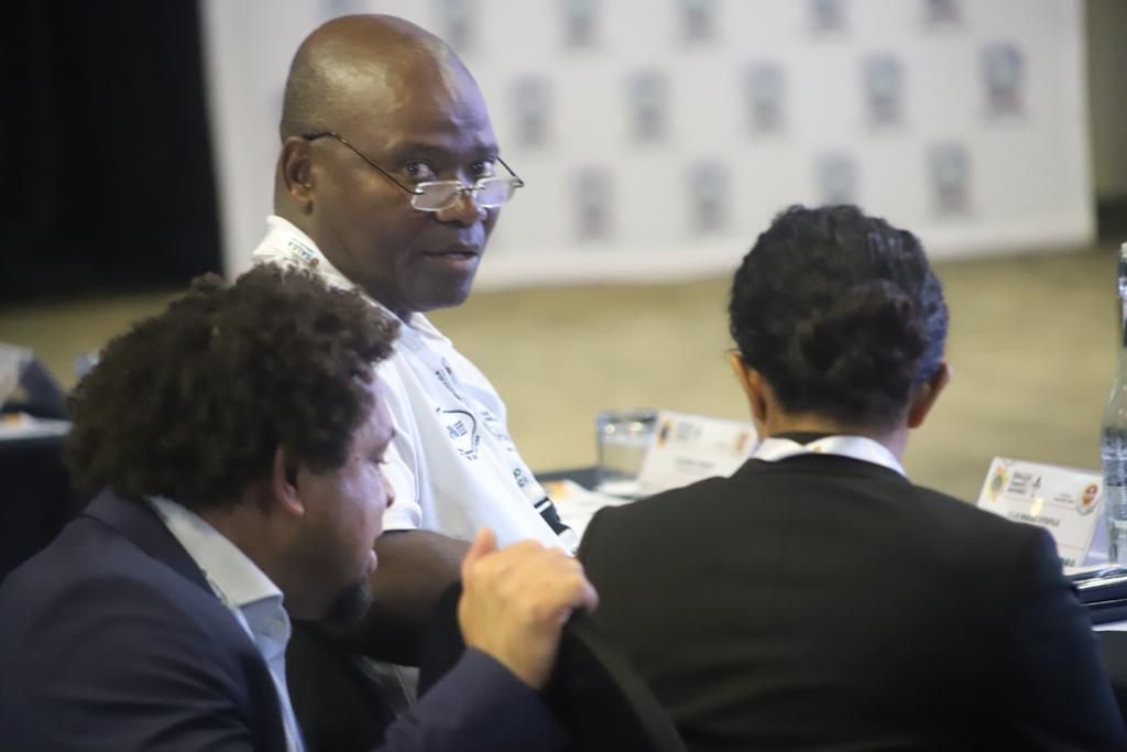 The_DHS's tweet photo. The discussion is focused on “the status of water, sanitation and waste management: opportunities for collaboration with local government” 

 #SCoM22  is an annual gathering of Mayors and Executive Mayors to focus on addressing challenges experienced in local government. https://t.co/na8OpQ4Qcl