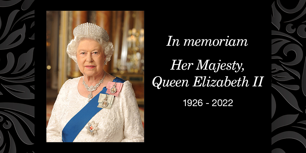 The Mayor, the Leader and staff at Telford &amp; Wrekin Council have expressed their sadness at the death of HM Queen Elizabeth II.

As a mark of respect, flags across the borough will be lowered to half-mast &amp; some planned events may be cancelled. More info: apps.telford.gov.uk/queen/