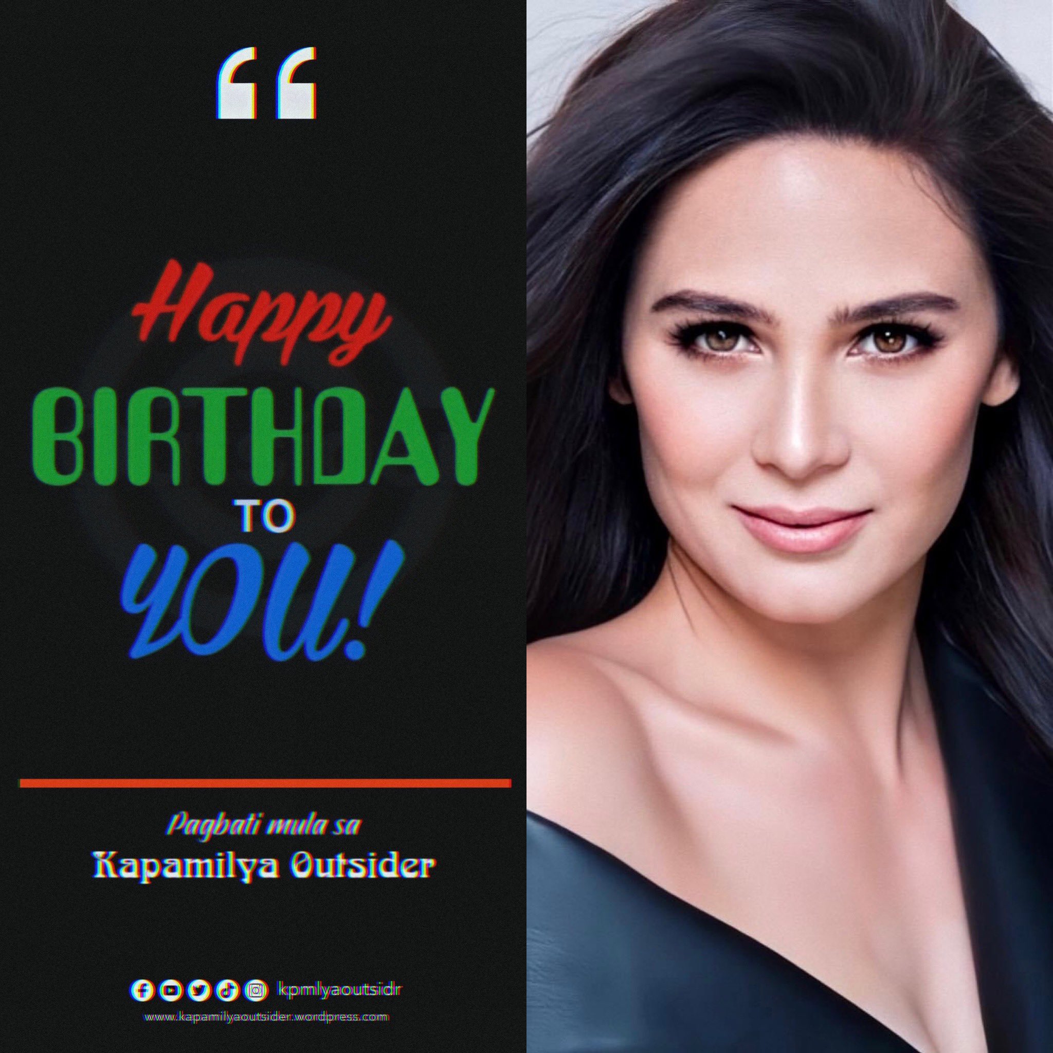 Here s to another year filled with genuine happiness and great surprises Happy birthday, Ms. Kristine Hermosa! 