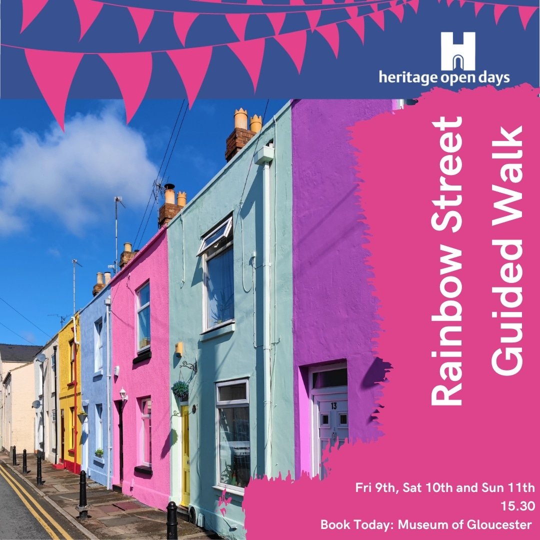 Today's [Friday] Rainbow Streets Guided Walk has been cancelled. Those who have booked, have been notified.
Please stay in touch for further information on other events.