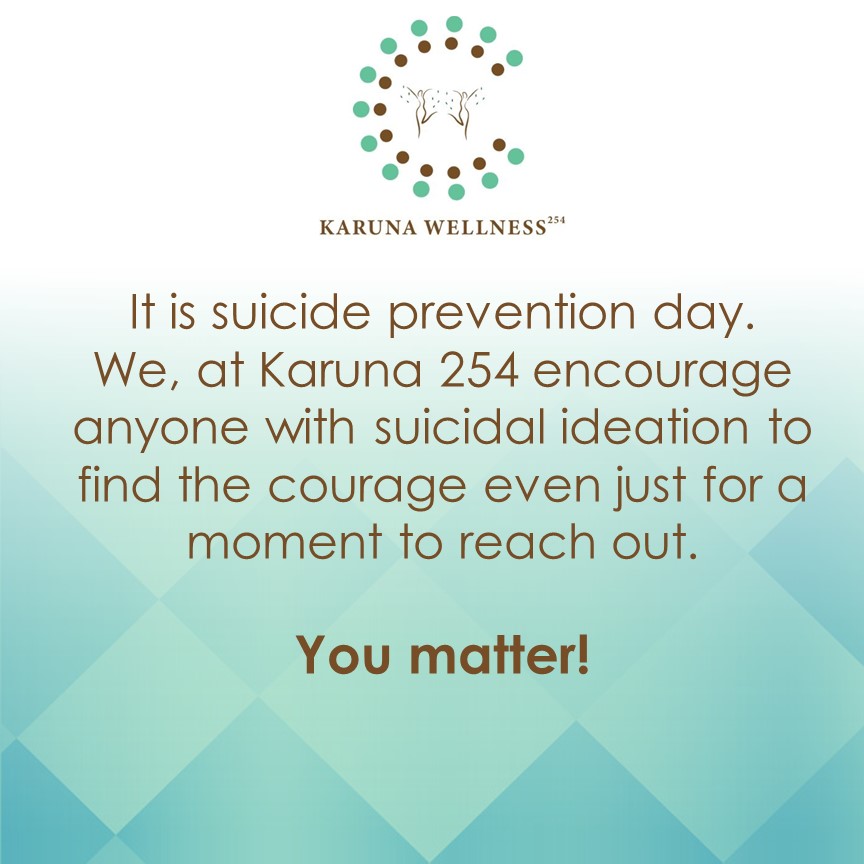 You matter

#SuicidePreventionKe
#WSPD2022