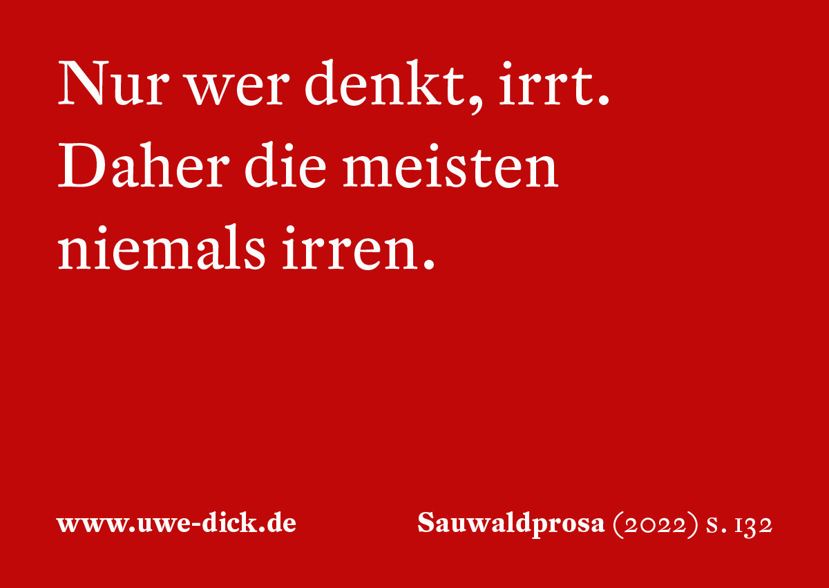 svenuftring's tweet photo. https://t.co/momYLHH4D3 #sauwaldprosa #uwedick #denken #irren https://t.co/yGyHARpRAv