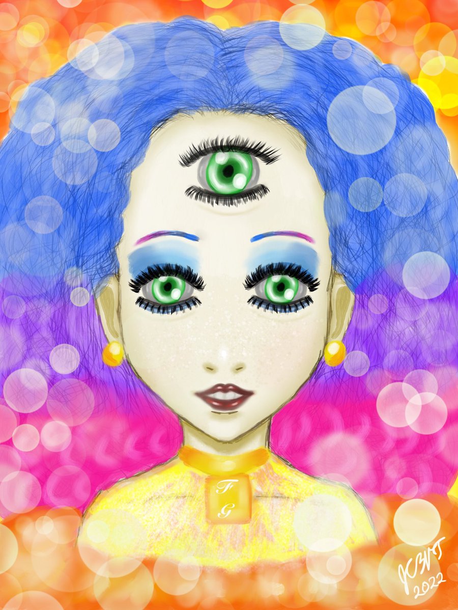jamesha_walker's tweet photo. FIERY GIRL HINAKO (PSYCHIC), 2022 https://t.co/wiJTrb5Pf3