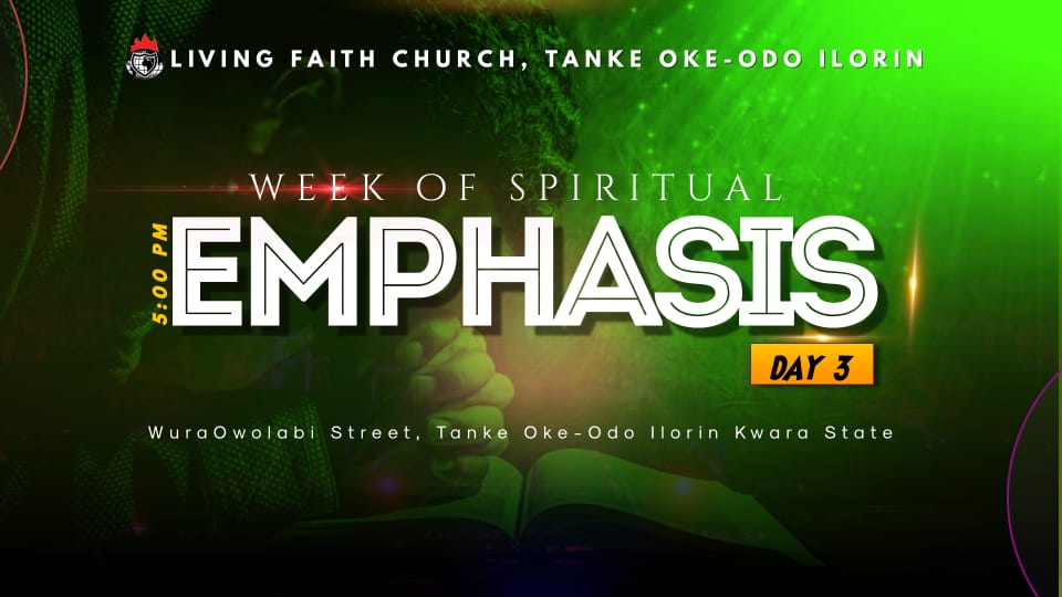 lfctanke_ilorin's tweet photo. WEEK OF SPIRITUAL EMPHASIS -DAY3 at LFC, Tanke Oke-Odo, Ilorin.

We are enjoined to come with our new converts, invitees, friends, colleagues, loved ones, family members and neighbours for an encounters with God.

TIME : 5PM TODAY
#lfctanke 
#MoreThanAConqueror https://t.co/z583guTsH5