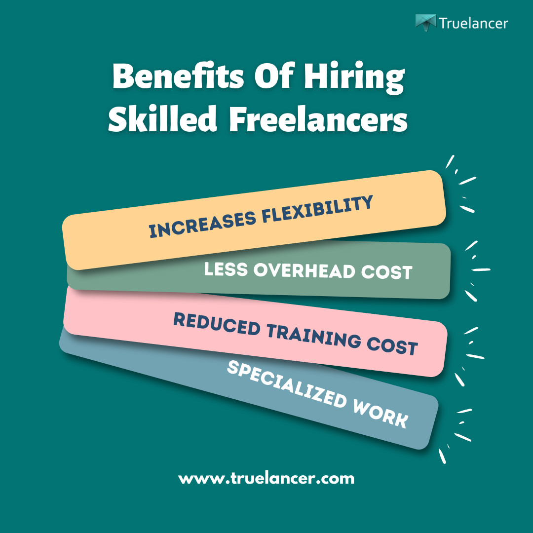 Scale up your business with skilled and experienced freelancers over Truelancer. 

Hire Freelancers to ease up your work - bit.ly/3Qq62an 

#freelancer #truelancer #hirefreelancer #graphicdesginer #webdeveloper #webdesigner #freelancework #remoteteam