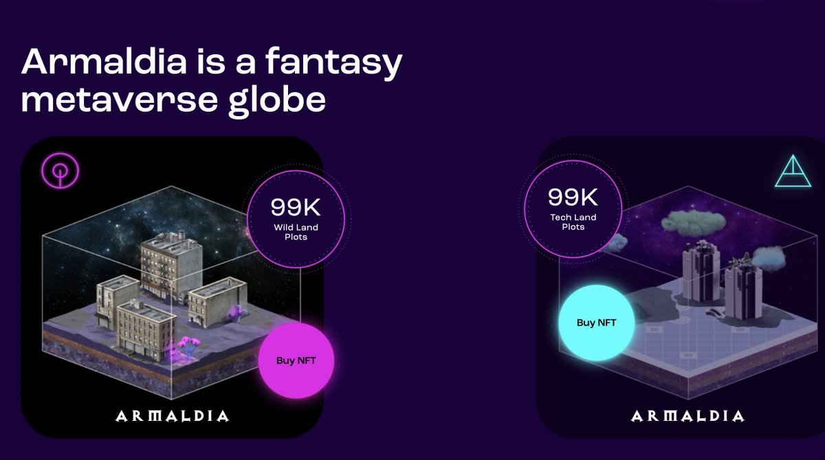 🚀🌅Are you ready to get your first land NFT in Armaldia?🕋

Join now and be ready to fight!🏜⛰

Visit Us! - armaldia.com
Join Discord - discord.gg/yGte9WQdXR
Medium - medium.com/@armaldia.game
Telegram - t.me/armaldia