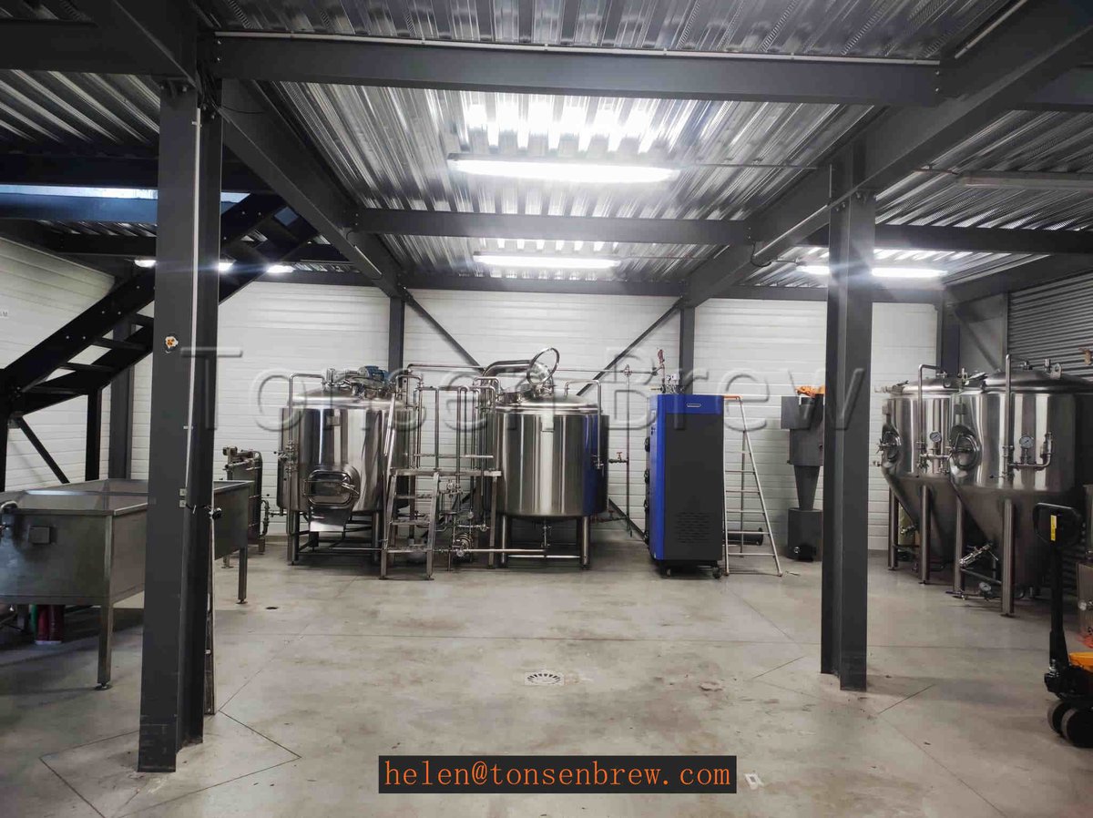 HelenLiu2018's tweet image. Another set of our Tonsen's 1000L brewing equipment was installed in a French brewery. 🥳👍👏
Just contact us for more details: 
Email: helen@tonsenbrew.com
Whatsapp: +86 153 1556 2731
#tonsen #fermenter #beerbrewing #beer #brewingco #unitank #cct #bbt #brewingequipment #brewery