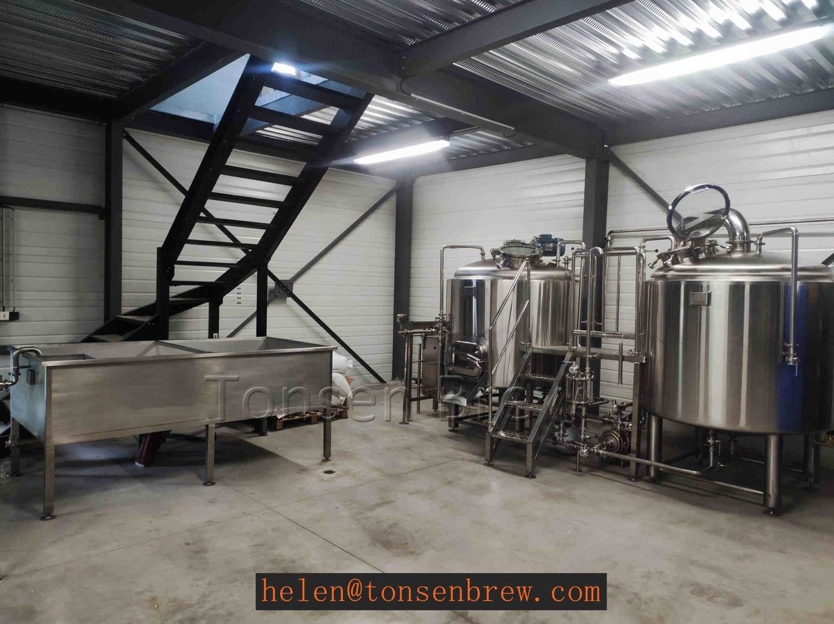 HelenLiu2018's tweet image. Another set of our Tonsen's 1000L brewing equipment was installed in a French brewery. 🥳👍👏
Just contact us for more details: 
Email: helen@tonsenbrew.com
Whatsapp: +86 153 1556 2731
#tonsen #fermenter #beerbrewing #beer #brewingco #unitank #cct #bbt #brewingequipment #brewery