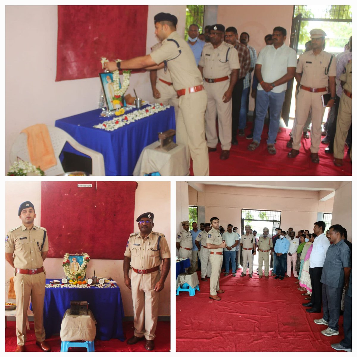 mhbdpolice's tweet photo. #పద్మవిభూషణ్ #కాళోజినారాయణరావు గారి జయంతి సందర్భంగా వారు తెలంగాణ భాషకు, సాహిత్యానికి చేసిన సేవను గౌరవిస్తూ నిర్వహించుకుంటున్న #తెలంగాణభాషాదినోత్సవం సందర్భంగా ఏర్పాటు చేసిన కార్యక్రమంలో పోలీస్ అధికారులు, సిబ్బందితో కలిసి పాల్గొన్న @spmahabubabad గారు.
@TelanganaDGP @Collector_MBD https://t.co/u9d7J5W45I