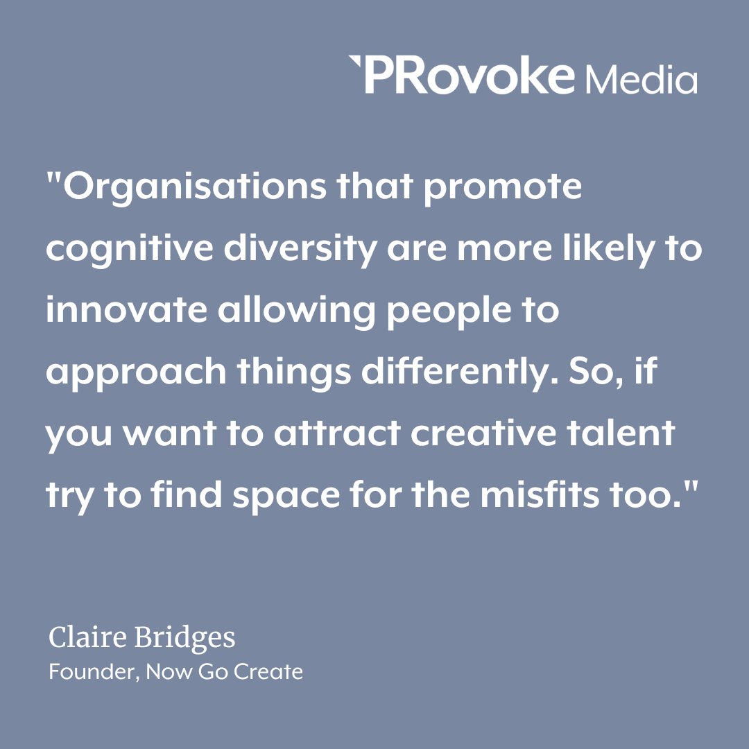 Provoke_News's tweet photo. We asked how effective HR was at nurturing PR creatives during the recent #CreativityinPR study. 1 in 5 rated HR's efforts as poor or non-existent.

@NowGoCreate founder ClaireBridges highlights how agencies must attract + retain talent: https://t.co/hTscf8k9A8 @Fleishman https://t.co/Qsjss2NRaA