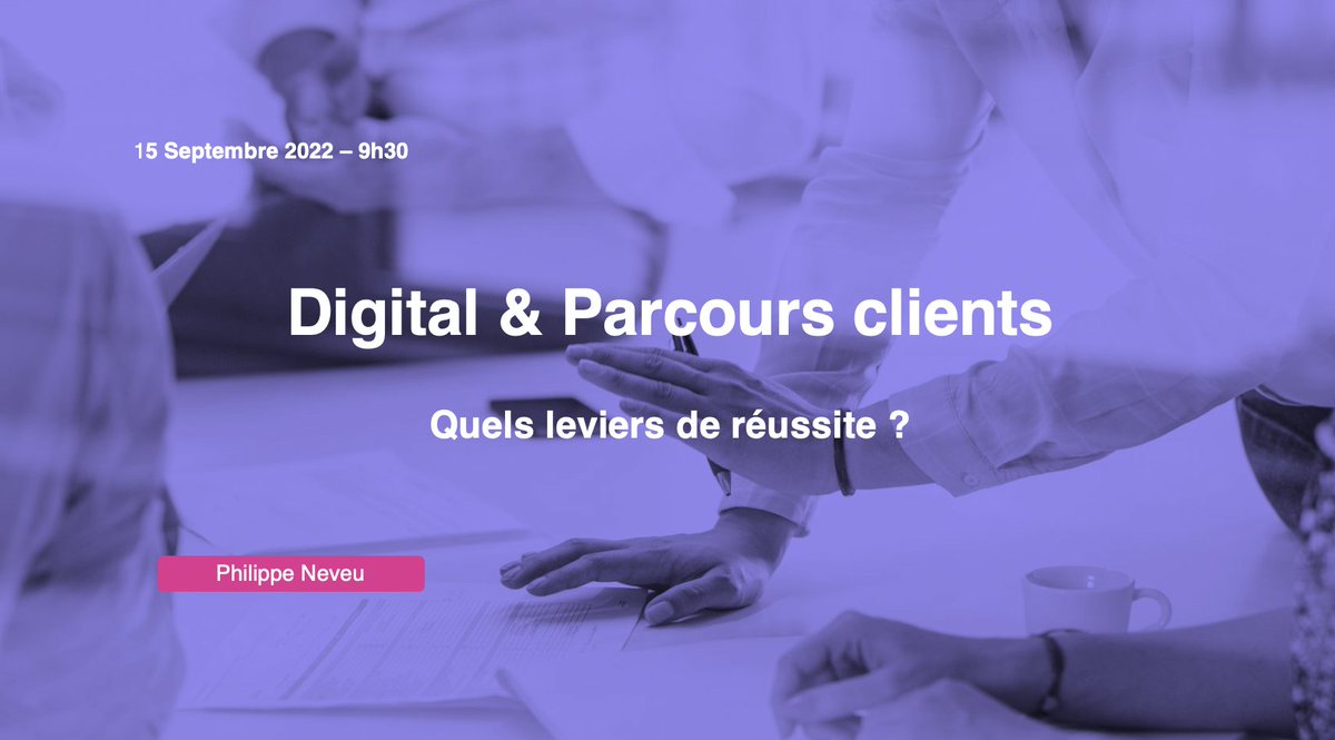 PhilNeveuCX's tweet photo. 🌟 Webinar " Digitalisation des Parcours Clients" sur Webikeo : Jeudi 15 Septembre à 9h30. On donnera des  clefs de réussite pragmatiques et des exemples concrets ! Et c'est gratuit 😀 https://t.co/Upcfp69pFK https://t.co/lOeu2gHOtT