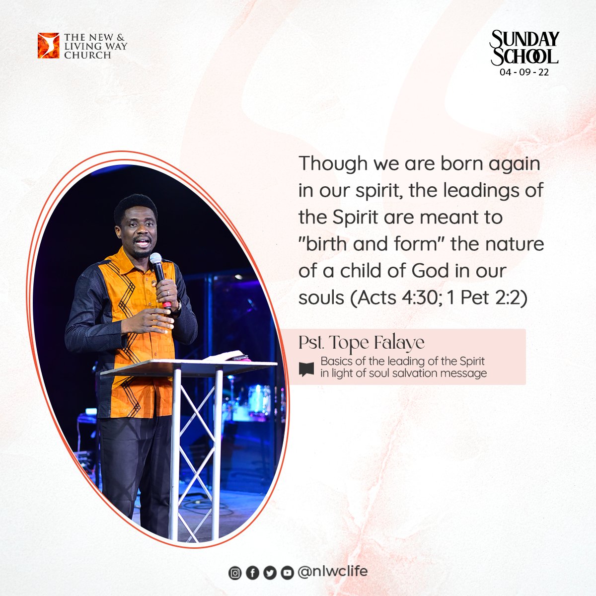 nlwclife's tweet photo. SUNDAY SCHOOL EXCERPTS!

Beloved, 

Last Sunday, we continued the Sunday School series themed; 'How to be Led by the Spirit of God'.

Here are excerpts to refresh your heart and mind. 

Please stay blessed and enjoy the Spirit!

#SundaySchoolExcerpts
#NLWC https://t.co/RYtlyIfXPj